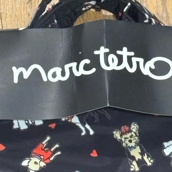 NWT Marc Tetro 3 pc dog favorites Black Packing Cube Set - Picture 7 of 8